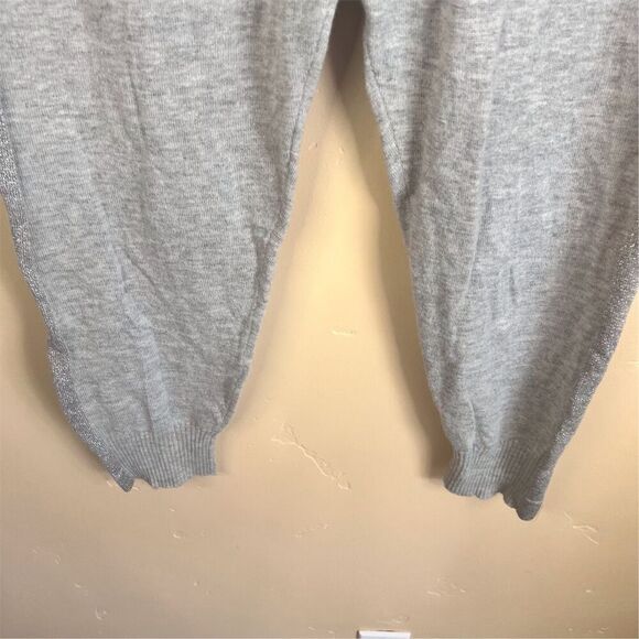 Joie Women's Jogger Sweatpants Size Large Heather Gray Casual Drawstring Cozy - Picture 4 of 8